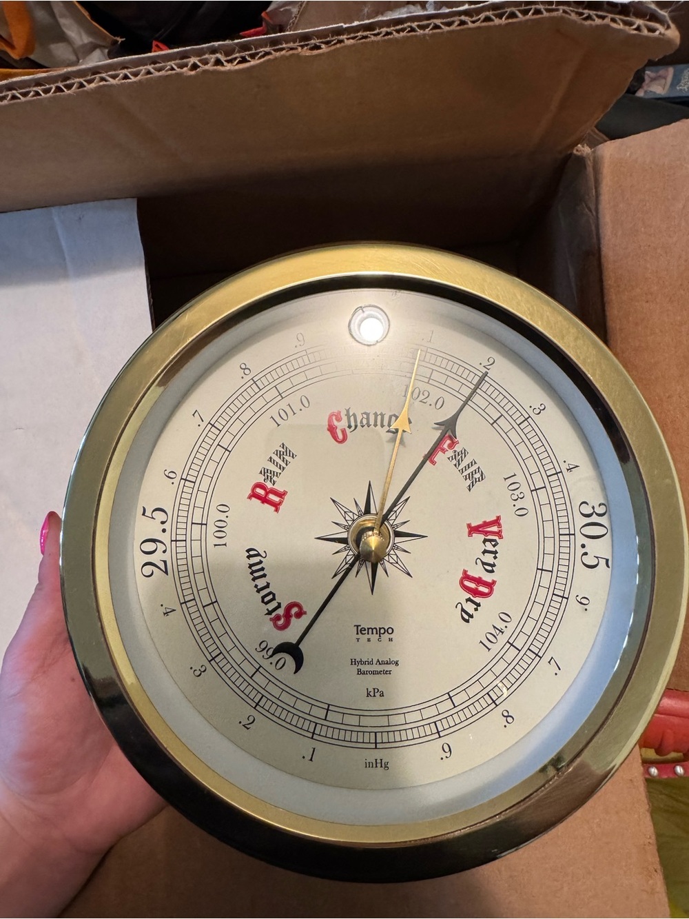 Vintage German Barometer Brand New